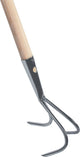 Talen tools – rascador de jardín – galvanizado – 3 dientes – mango de fresno – 140 cm