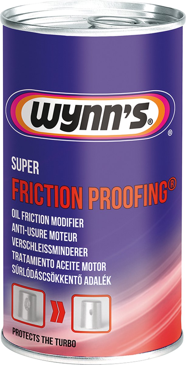 Wynn's super antiattrito - additivo per olio - antiusura motore - adatto per motori benzina, diesel GPL - 325ml