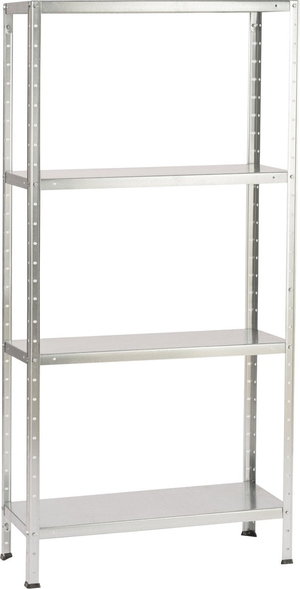 Avasco opbergrek stellingkast solid 50 gegalvaniseerd - 200 kg draagkracht - 150x75x30 cm