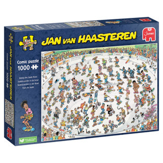 Jan Van Haasteren puzzle skateboarding puzzle nella ciotola, 1000st.