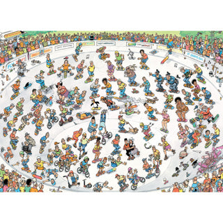 Jan Van Haasteren puzzle skateboarding puzzle nella ciotola, 1000st.
