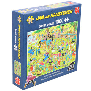 Puzzle Jumbo Jan van Haasteren - percorso per cani, 1000 pezzi.