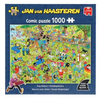 Puzzle Jumbo Jan van Haasteren - percorso per cani, 1000 pezzi.
