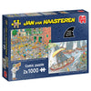 Jumbo jan van haasteren legpuzzel - de kaasmarkt skutsjesilen - 2x1000st.