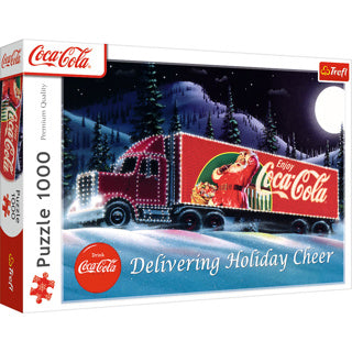 Puzzle introduttivo Coca Cola Christmas Truck 1000 pezzi | 2 pezzi