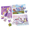 Unicorn academy 3pack rompecabezas de madera en caja de madera (3x24 piezas)