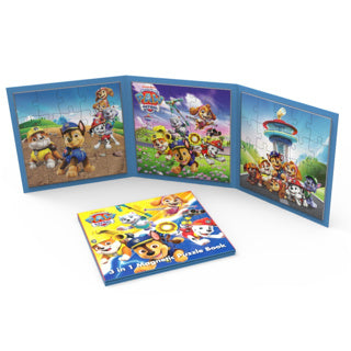 Spin master – libro puzzle – 3x20 puzzle magnetici – 17x17 cm