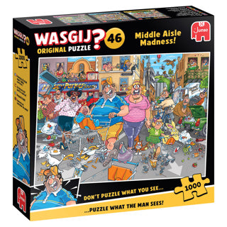 Merkloos sans marque wasgij original 46 legpuzzel - buitenkansjes!, 1000st.
