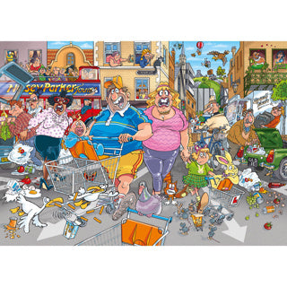 Merkloos sans marque wasgij original 46 legpuzzel - buitenkansjes!, 1000st.