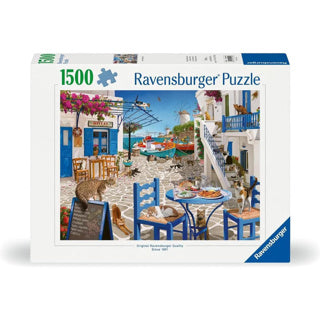 Ravensburger rompecabezas gatos de mykonos 1500 piezas
