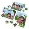 Dora 3pack Wooden puzzle in Wooden Box (3x24 pezzi)
