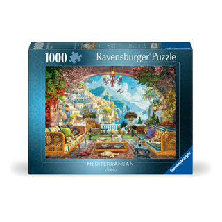 RAVENSBURGER PUZLE MEDITERRANE TERRAZZA VISUALIZZA 1000 pezzi