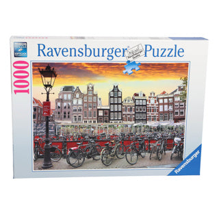 Ravensburger Puzzle Amsterdam Bicycle Shed 1000 piezas