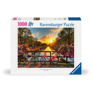 Ravensburger jigsaw puzzle bicycles in Amsterdam, 1000st.