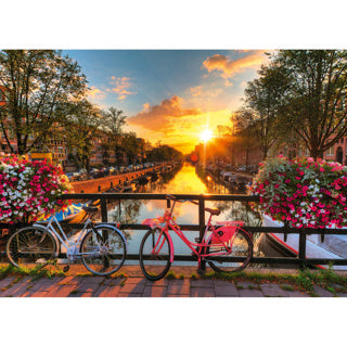 Ravensburger jigsaw puzzle bicycles in Amsterdam, 1000st.
