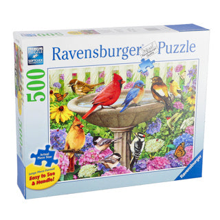 Ravensburger jigsaw puzzle at the bird bath, 500st.
