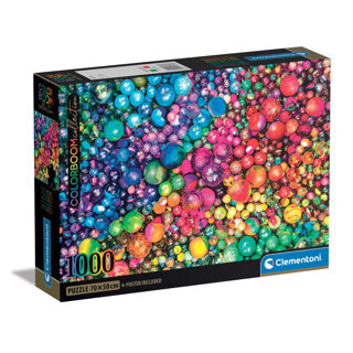 Clementoni puzzle 1000 piezas color marvelous mables | 2 piezas