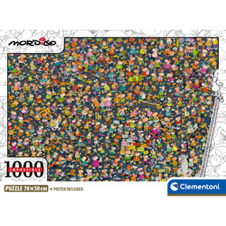 Imp clementoni puzzle ossible mordillo | 2 pezzi