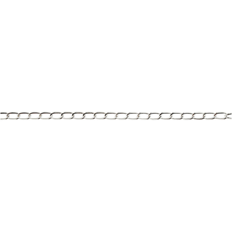 Creative Company Jasseron, B: 6 mm, argento, 5 m 1 pezzo