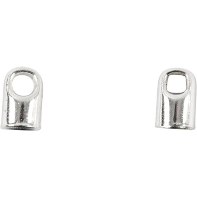 Creativ Company End Cap Silvered, 8st.