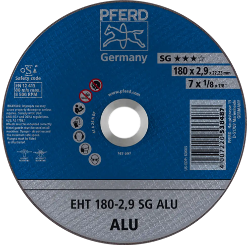 Pferd dss aluminio a24 178-2.9 | 25 piezas