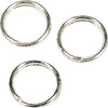 Anillo partido Creativ Company, d 5 mm, plateado, 30 piezas 1 caja