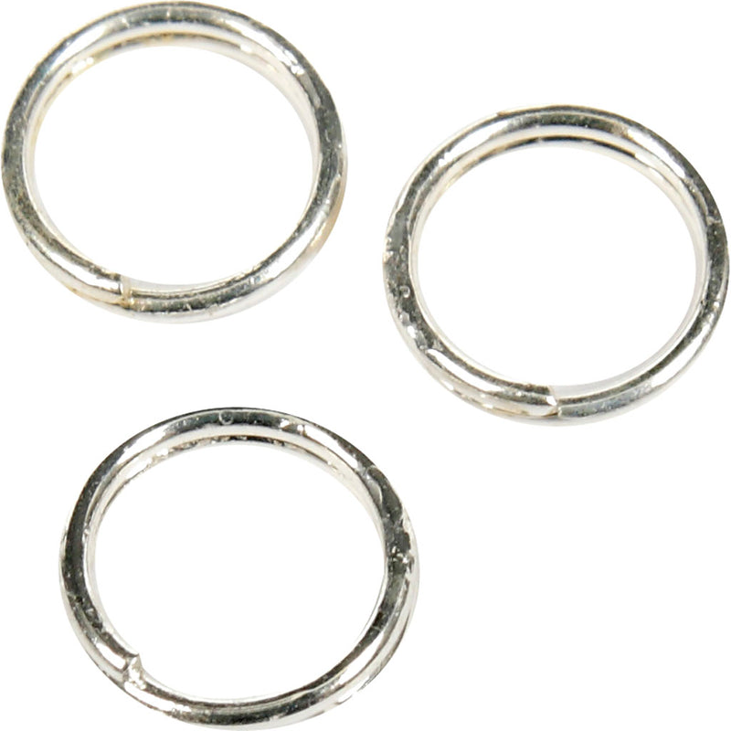 Anillo partido Creativ Company, d 5 mm, plateado, 30 piezas 1 caja