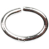 Anello Creative Company, ovale, spessore 1 mm, placcato argento, 40 pezzi 1 scatola