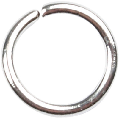 Anillos de la empresa Creativ, tamaño 5,4 mm, grosor 0,7 mm, chapados en plata, 500 piezas 1 caja