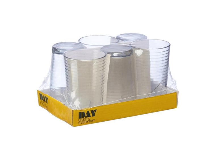 Bicchiere rigato 22cl 6 pezzi