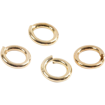Creativ company ringen, dikte 0,7 mm, verguld, 500 stuk 1 doos