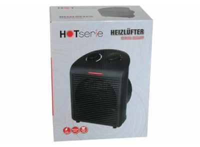 Termoventilatore 2000w nero 2 posizioni