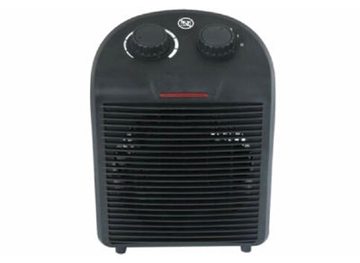 Termoventilatore 2000w nero 2 posizioni