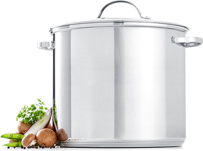 Olla sopera Deksi con tapa de cristal 10l ø26cm