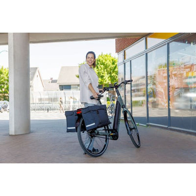 Newlooxs tas new looxs double pannier deluxe zwart | 46l