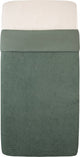 Witlof coperta per lettino per bambini tuck-inn velluto a coste verde bosco 60 x 120 cm