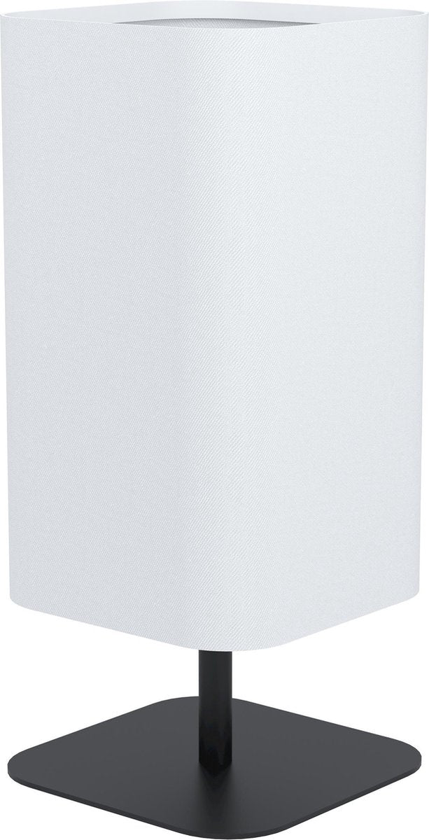 Eglo guerima tafellamp - e27 - 42 cm - zwart wit