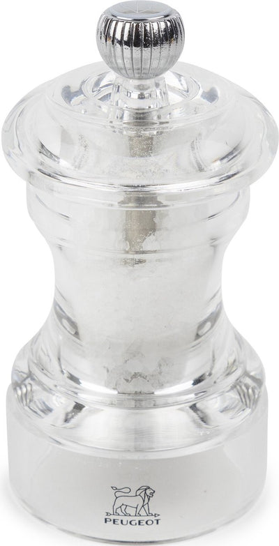 Molinillo de sal Peugeot bistro 10 cm - transparente - acrílico