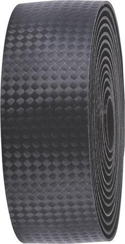 Bbb cycling raceribbon carbon handlebar tape racing bike - extra grip - handlebar tape self-adhesive - length: 200cm - thickness: 2.5mm - incl. handlebar caps - black - bht-04