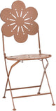 Mica decorations fleuri bistrostoel - h93 x ø41 cm - ijzer - terra