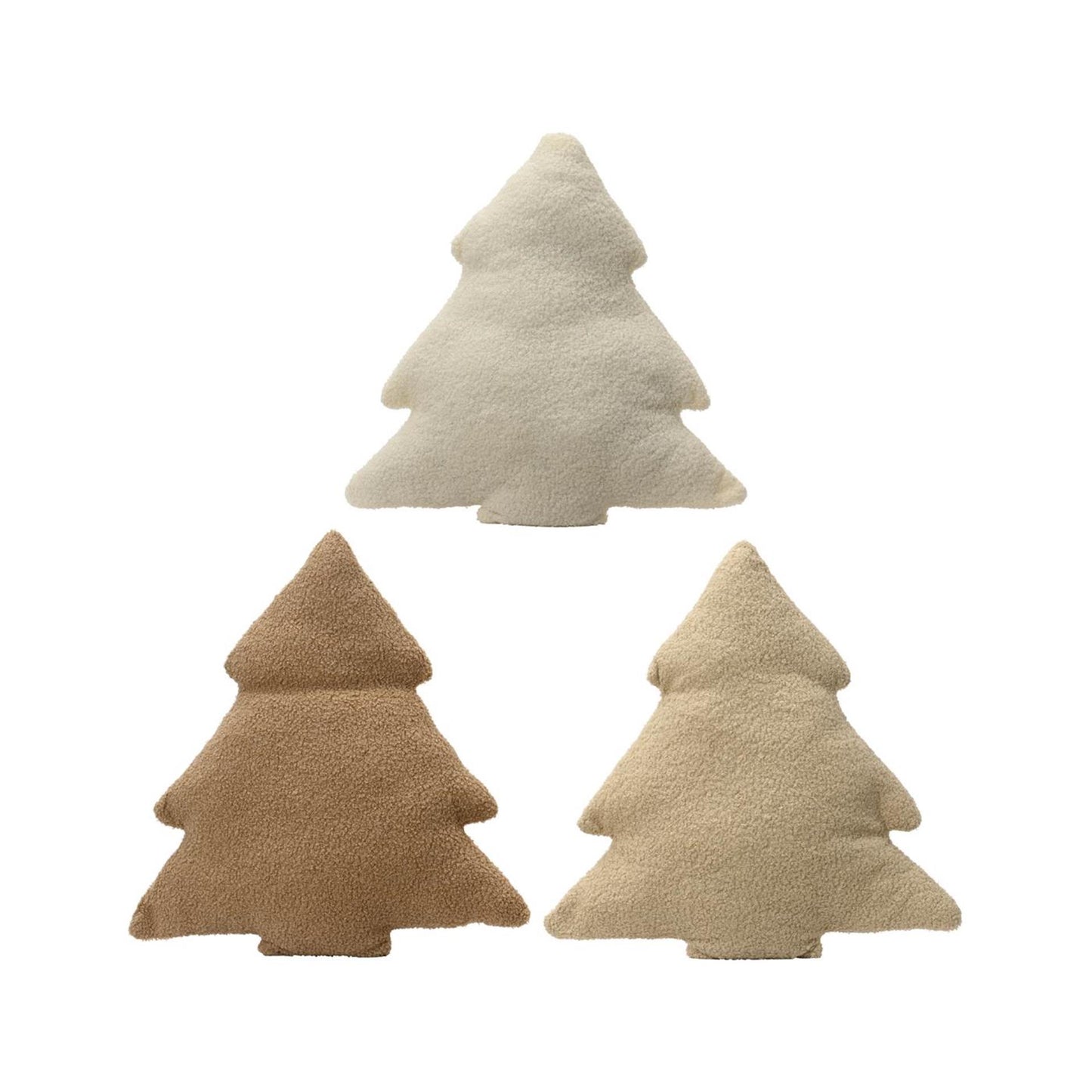 Cuscino Decoris albero di Natale orsacchiotto 45x45 cm 3 assortiti