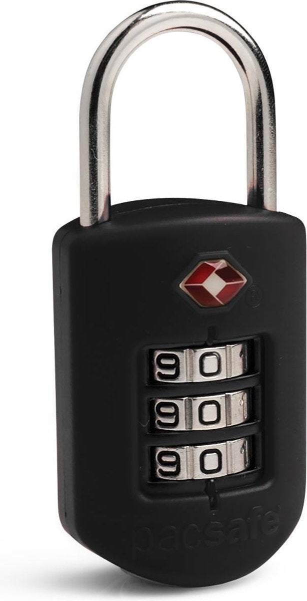 Lucchetto per valigia Pacsafe prosafe 1000-tsa 3 cifre-lucchetto da viaggio-lucchetto per bagagli-lucchetto per bagagli USA-nero (nero)