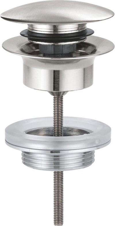 Grohe push open supersteel waste fitting