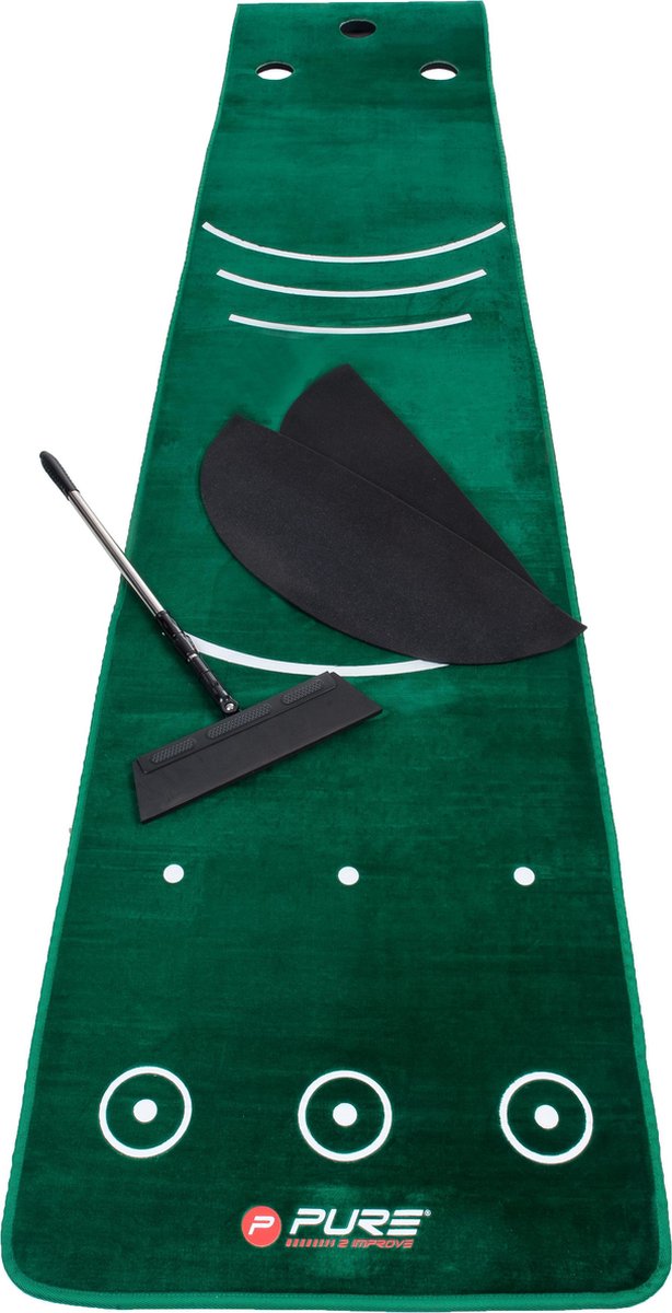 Tappetino da golf Pure2improve - golf indoor - 70x335 cm