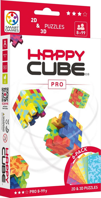 Smart games - happy cube pro - 6 puzzles - 3d