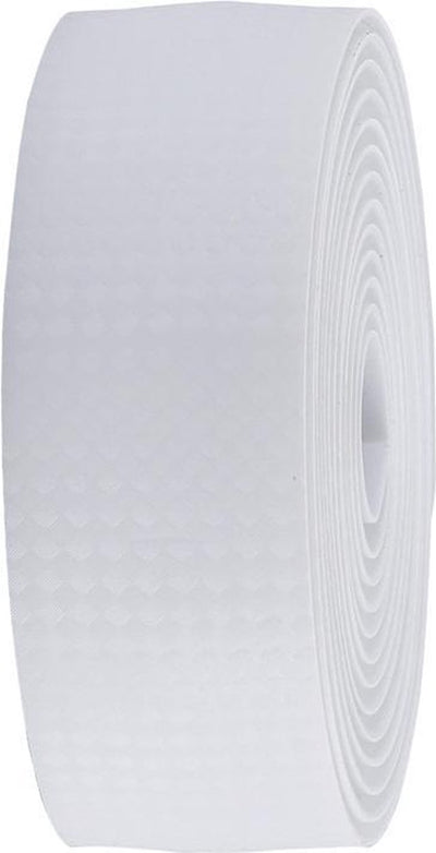 Bbb cycling raceribbon carbon handlebar tape racing bike - extra grip - handlebar tape self-adhesive - length: 200cm - thickness: 2.5mm - incl. handlebar caps - white - bht-04