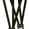 Snelbinder Trio Simson Extra Short con 3 carpetas - Negro