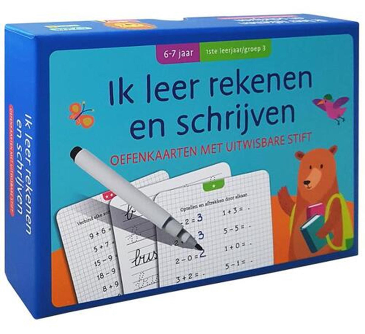 Pratica schede con marker esterno che conta e scrittura 6-8 anni