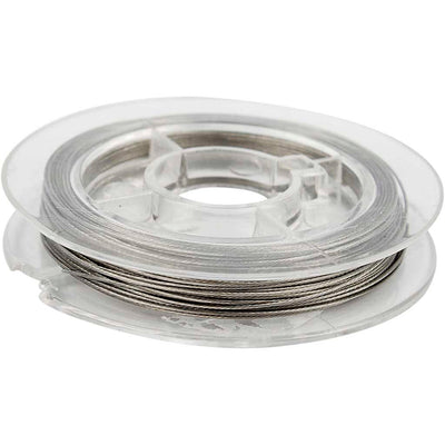 Alambre para joyería Creativ company, grosor 0,38 mm, plata, 10 m 1 rollo