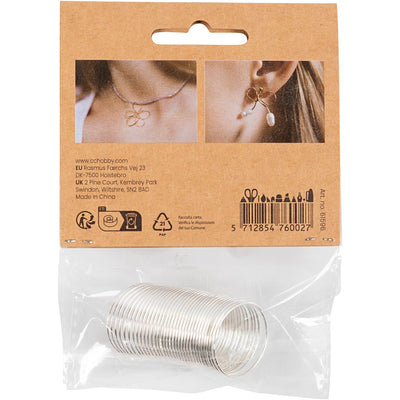Filo per gioielli Creative Company, spessore 1 mm, placcato argento, 2,50 m 1 scatola
